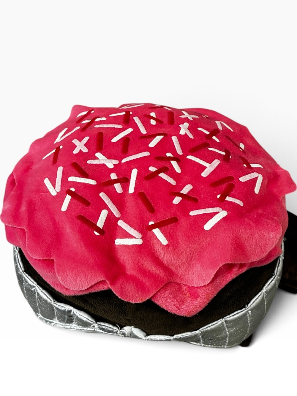 Pet Dog/Cat Costume Chocolate Cupcake w/ Sprinkles and Roses On Top - Picture 5 of 10
